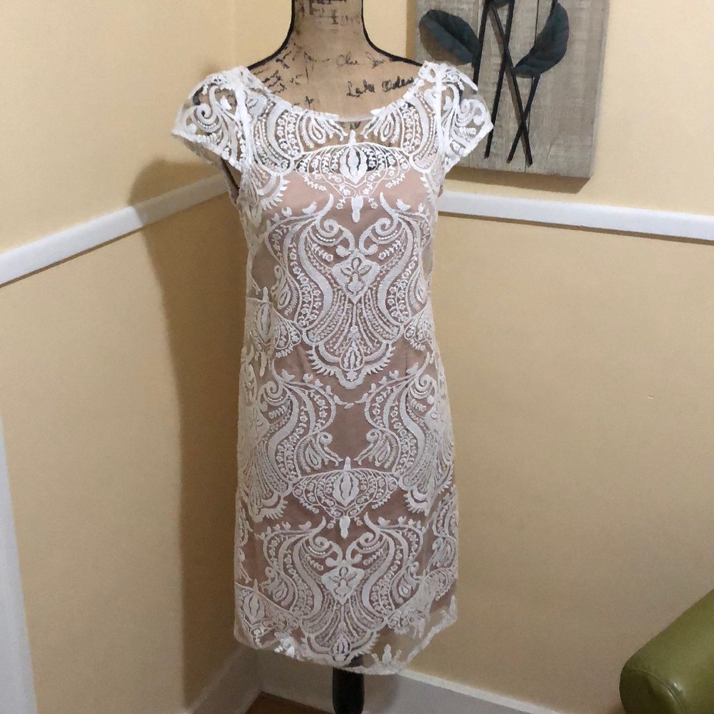 Size 2 white lace dress